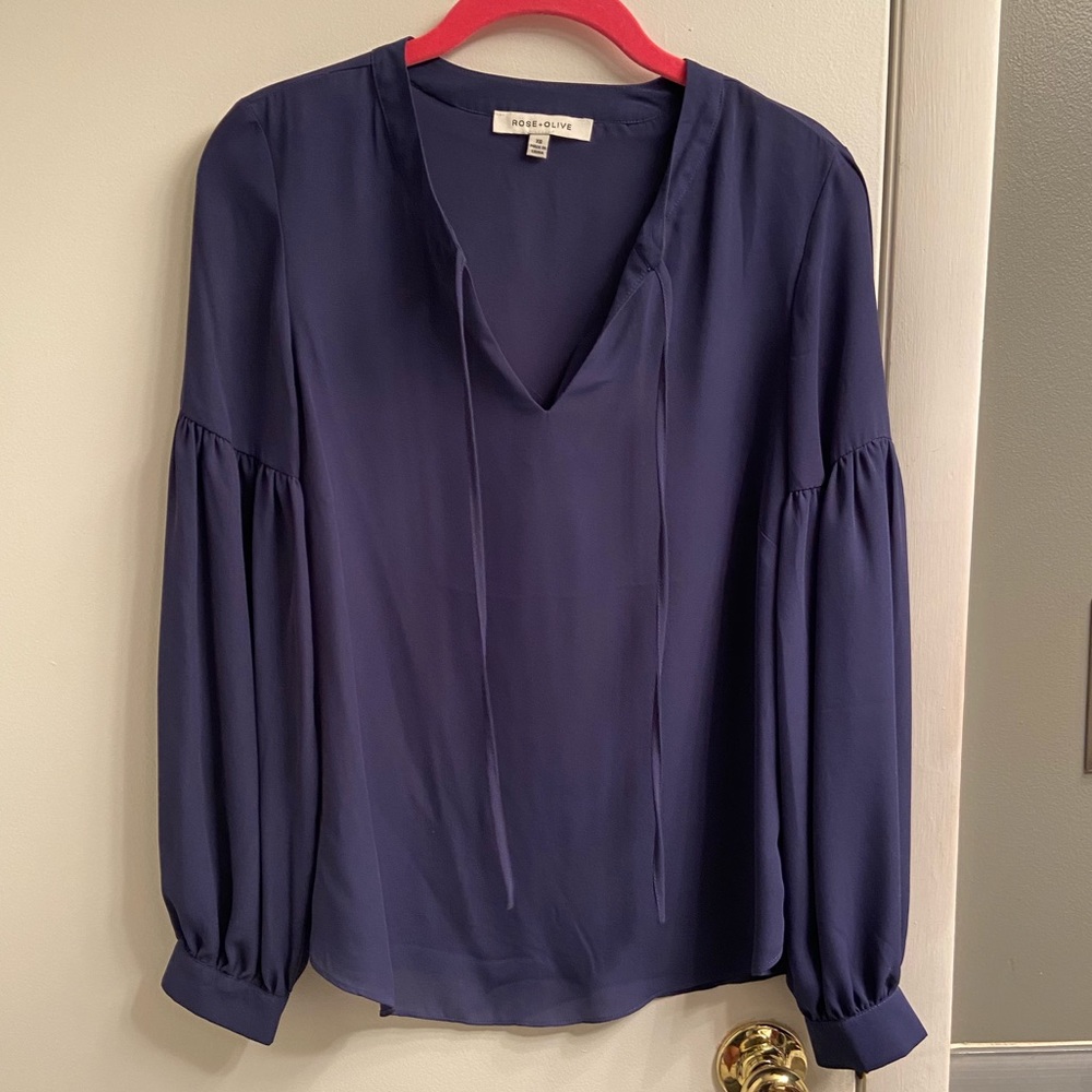 Balloon sleeve blouse